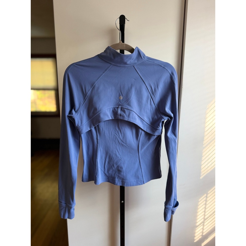 Lululemon Cropped Define Jacket *Nulu – Size 8 – Water Drop - Picture 3 of 7
